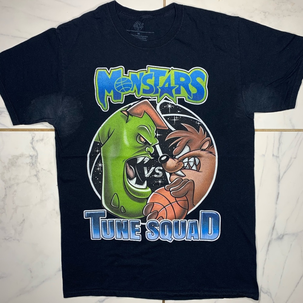 Space Jam Monstars T shirt Men’s size medium retro tune squad tee